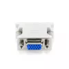 Adaptador GEMBIRD DVI-A conector macho a VGA 15-Pin HD (3 filas) conector hembra