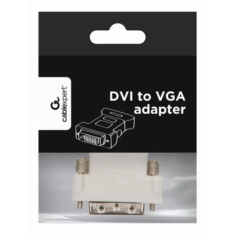 Adaptador GEMBIRD DVI-A conector macho a VGA 15-Pin HD (3 filas) conector hembra