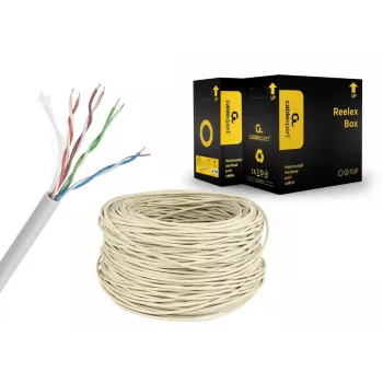 Cable de red GEMBIRD – Cat 5e – UTP – 304 m – Gris