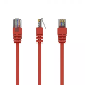 Cable de parcheo GEMBIRD - Cat 5e - UTP - 50cm - Rojo