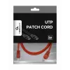 GEMBIRD Cable de red - Cat 5e - UTP - 2 m - rojo