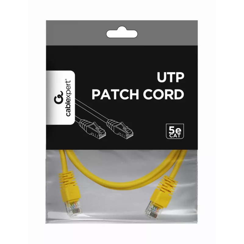 GEMBIRD Cable de red - Cat 5e - UTP - 2 m - amarillo