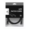 GEMBIRD Cable de red - Cat 5e - UTP - 3 m - negro