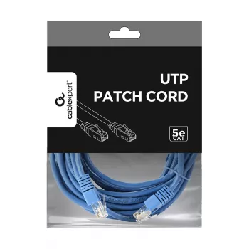 GEMBIRD Cable de red - Cat 5e - UTP - 5 m - azul