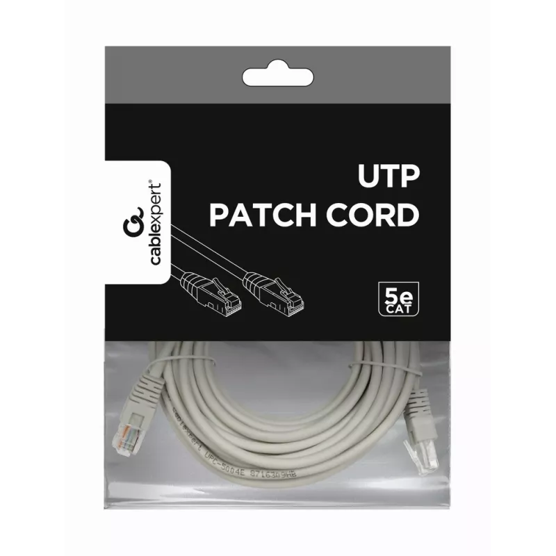 Cable de red GEMBIRD PP12-7.5M, 7,5 m, RJ-45 a RJ-45, blanco