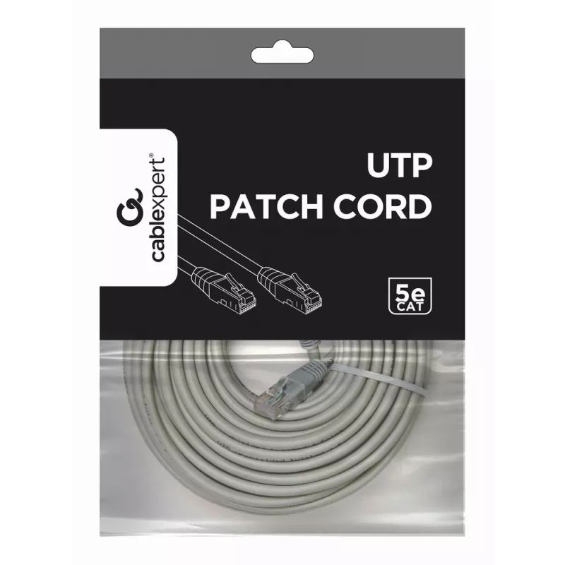GEMBIRD Cable de red - Cat 5e - UTP - 15 m - gris