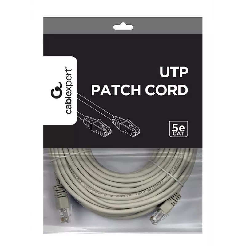GEMBIRD Cable de red - Cat 5e - UTP - 20 m - gris