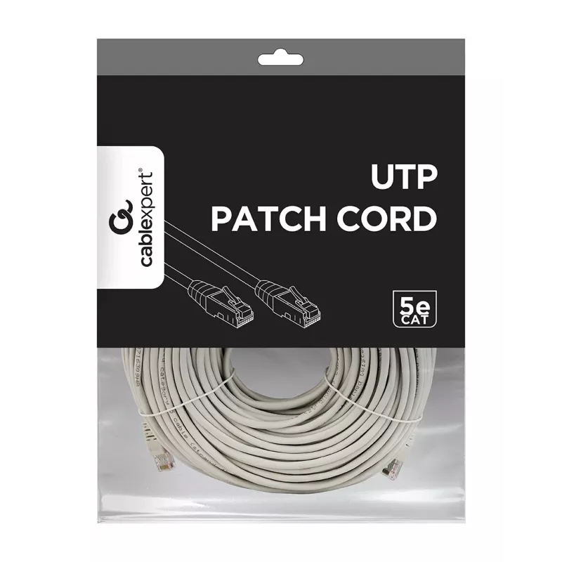 GEMBIRD Cable de red - Cat 5e - UTP - 50 m - gris