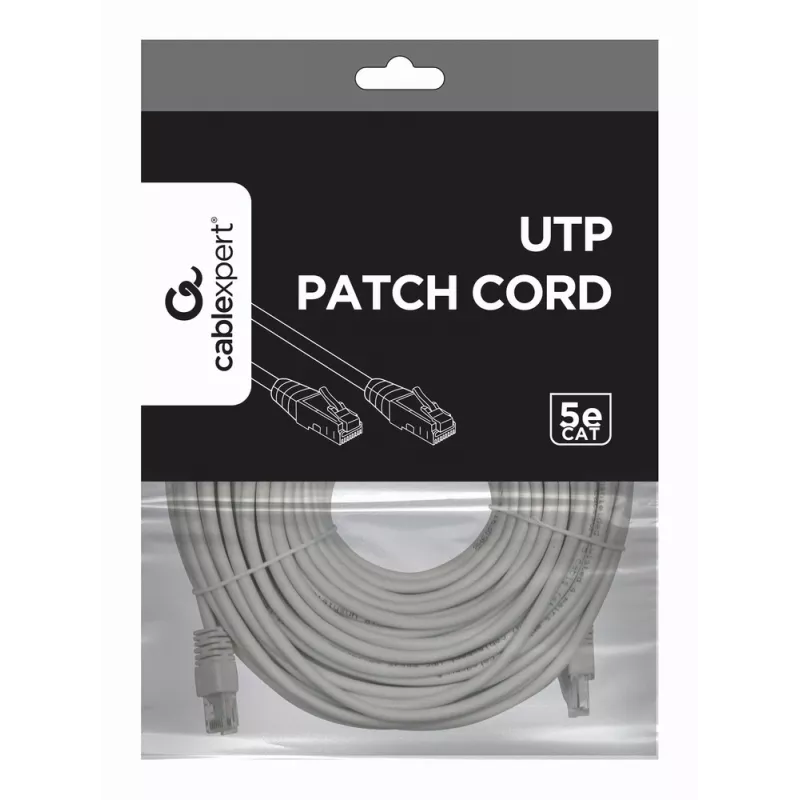 GEMBIRD Cable de red - Cat 5e - UTP - 30 m - gris