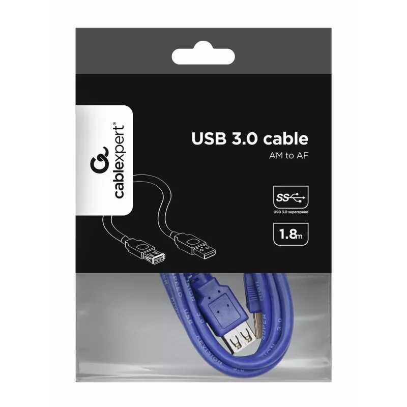 GEMBIRD cable de extensión USB 3.0 2,0 m