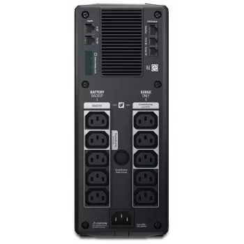 APC Back-UPS Pro, 1500VA/865W, torre, 230V, 10 tomas IEC C13, AVR, LCD, batería reemplazable por el usuario