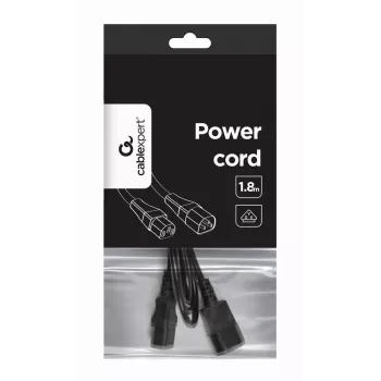 GEMBIRD cable de alimentación (C13 a C14), certificado VDE, 2,0 m