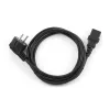 Gembird PC-186-VDE cable de alimentación, CEE 7/7 a C13, VDE, 1,8 m, negro