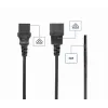Gembird PC-186-VDE cable de alimentación, CEE 7/7 a C13, VDE, 1,8 m, negro