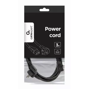 GEMBIRD Cable de alimentación C13 certificado VDE 3 m (envase a granel)