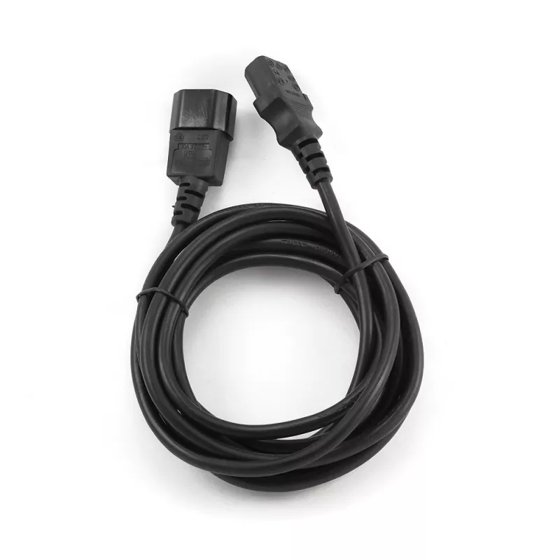 GEMBIRD Cable de alimentación (C13 a C14), certificado VDE, 3 m