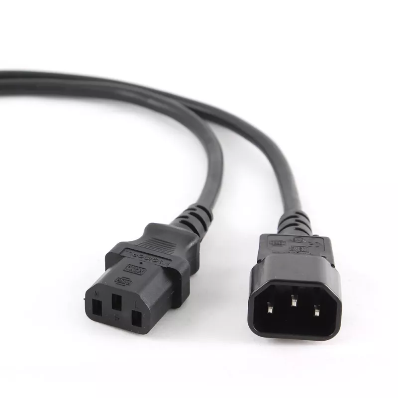 GEMBIRD Cable de alimentación (C13 a C14), certificado VDE, 3 m