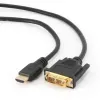 Cable HDMI a DVI conector macho-conector macho GEMBIRD con conectores dorados 2,0 m envase a granel