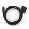 Cable HDMI a DVI conector macho-conector macho GEMBIRD con conectores dorados 2,0 m envase a granel