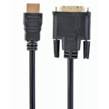 Cable HDMI a DVI-D GEMBIRD CC-HDMI-DVI-10 3 m, negro, conector macho-conector macho, contactos dorados