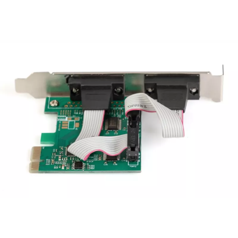Tarjeta de expansión serie E/S DIGITUS 2 puertos PCIe 2 x DB9 M con chapa de ranura + chapas LP chipset MCS9901
