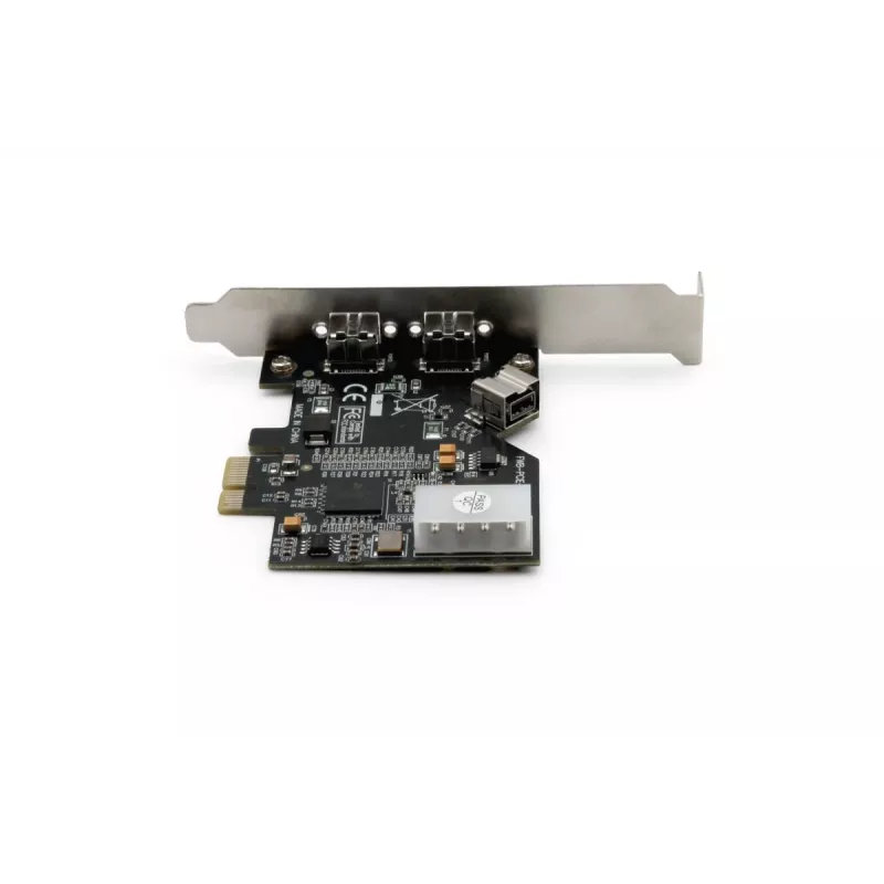 Tarjeta de interfaz DIGITUS IEEE 1394b PCIe 3 puertos, 2x9 polos externos + 1x9 polos internos