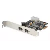 Tarjeta de interfaz DIGITUS IEEE 1394b PCIe 3 puertos, 2x9 polos externos + 1x9 polos internos