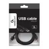 Gembird CCP-USB2-AMAF-10 cable alargador USB 2.0 tipo A (AM/AF), 3 m, negro