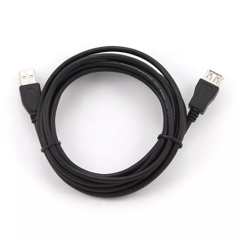 Gembird CCP-USB2-AMAF-10 cable alargador USB 2.0 tipo A (AM/AF), 3 m, negro