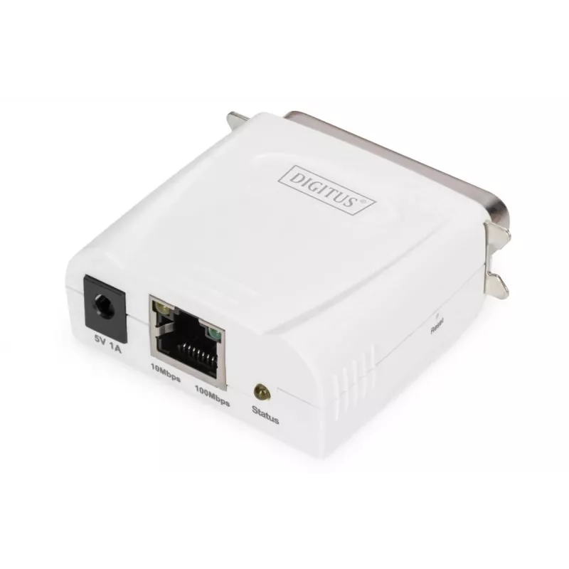 Servidor de impresión Fast Ethernet paralelo DIGITUS (dn130011)