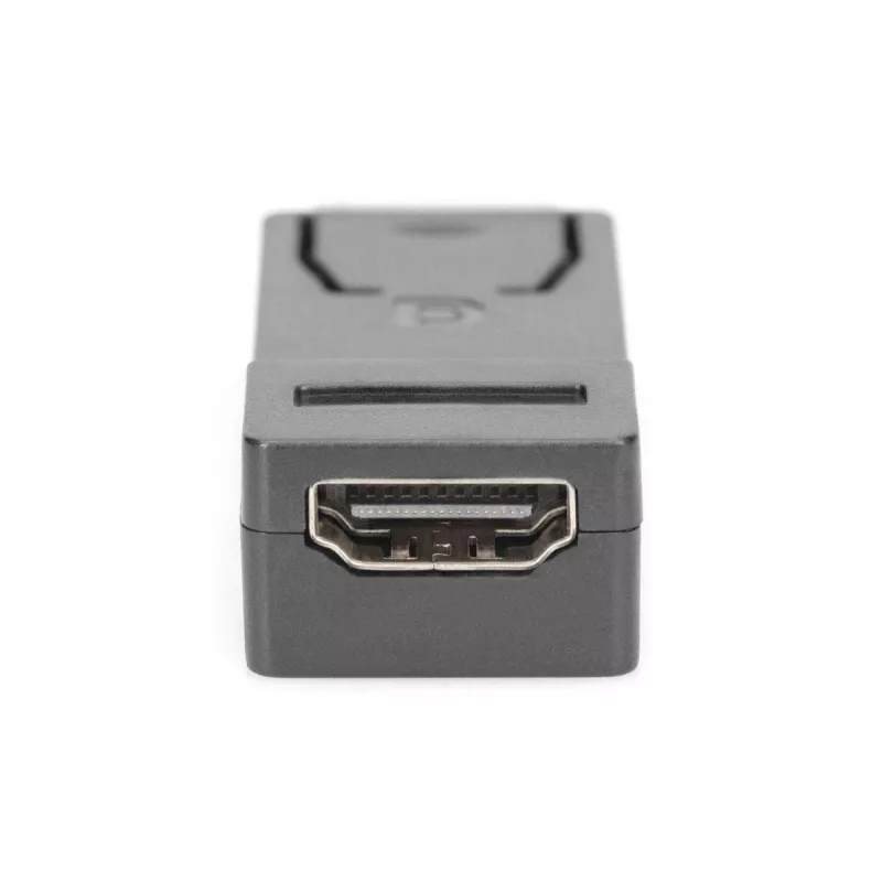 Adaptador DisplayPort DIGITUS ASSMANN, DP - HDMI tipo A macho/hembra, con bloqueo, CE negro