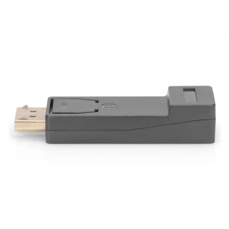 Adaptador DisplayPort DIGITUS ASSMANN, DP - HDMI tipo A macho/hembra, con bloqueo, CE negro