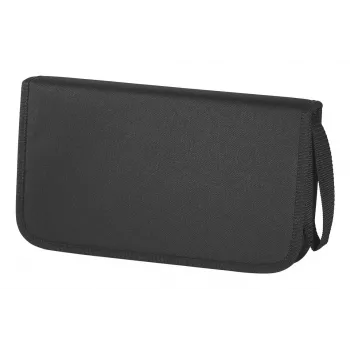 Funda de nailon Hama para 64 CD, 64 discos, negra, nailon