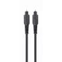 Cable de audio, Gembird Toslink, 2 m, negro, conector macho-conector macho
