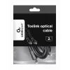 Cable de audio, Gembird Toslink, 2 m, negro, conector macho-conector macho