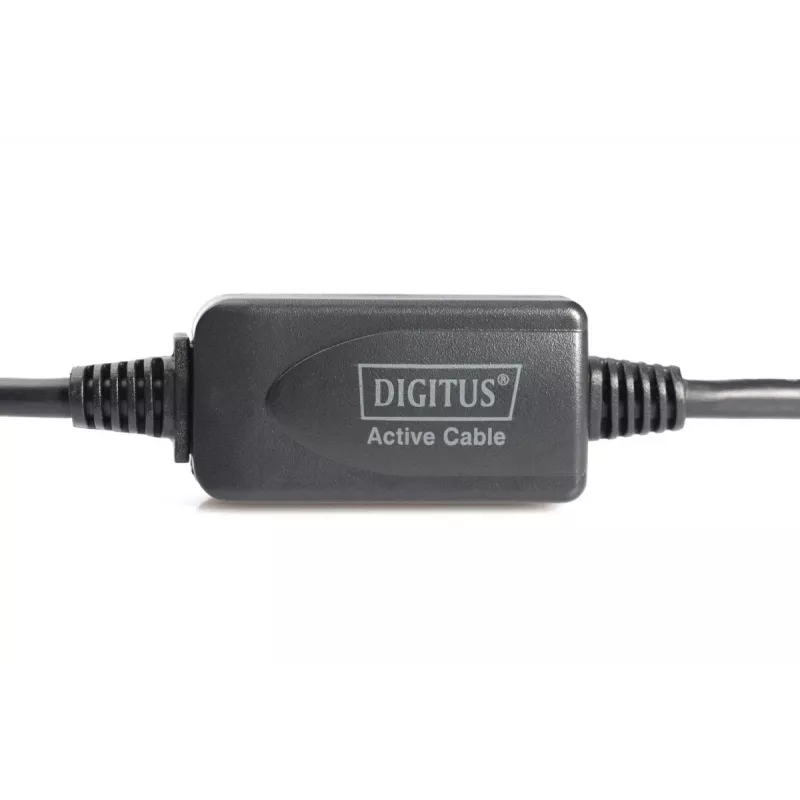 DIGITUS Cable repetidor USB 2.0 USB A macho / A hembra 10 m (DA-73100-1)