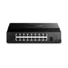 TP-Link Switch de escritorio de 16 puertos 10/100Mbps, no gestionado, Fast Ethernet (10/100), full duplex, montaje en rack, montaje en pared