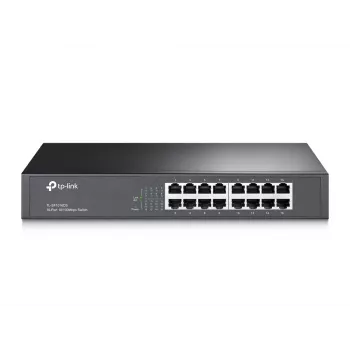 TP-Link TL-SF1016DS Switch de red no gestionado Fast Ethernet (10/100) 1U negro