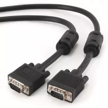 GEMBIRD Cable VGA Premium HD15M/HD15M doble apantallado con 2*ferrita 2,0 m / negro