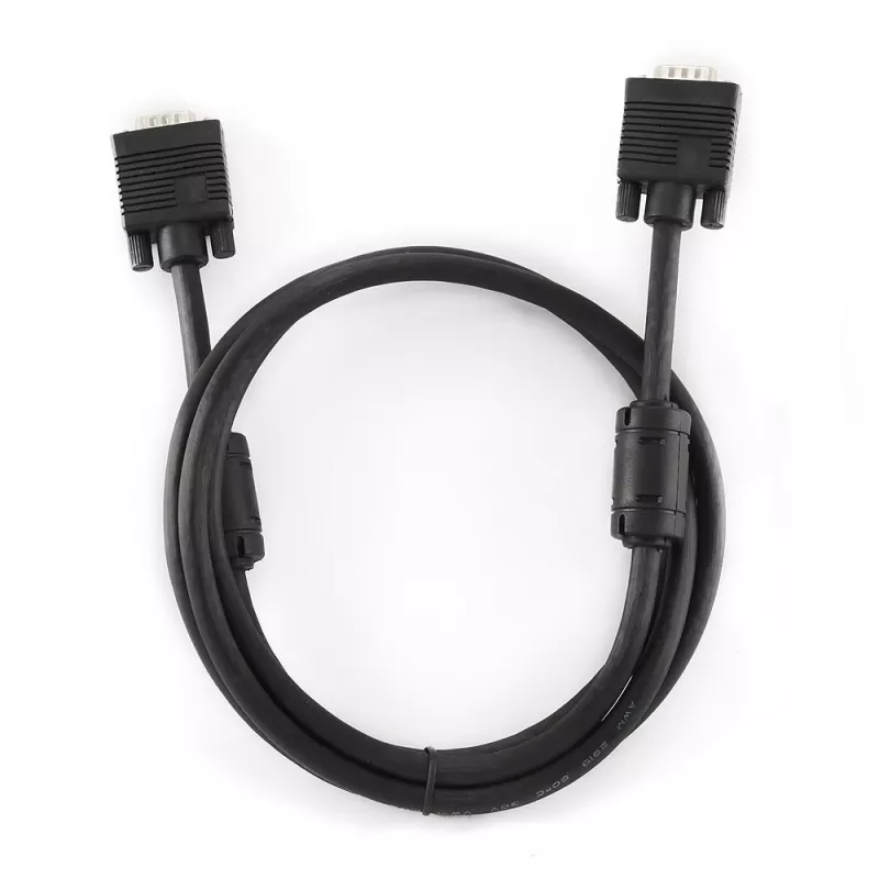 GEMBIRD Cable VGA Premium HD15M/HD15M doble apantallado con 2*ferrita 2,0 m / negro