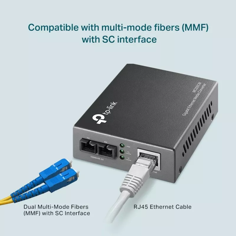 TP-Link Convertidor de medios Gigabit multimodo