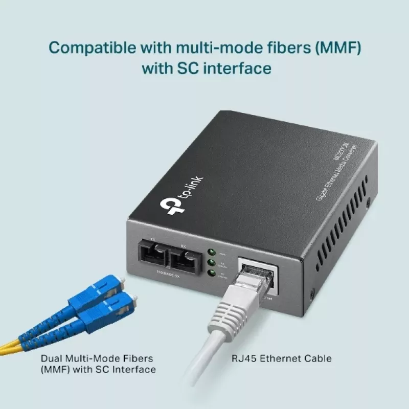 TP-Link Convertidor de medios Gigabit multimodo