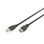 Cable DIGITUS USB 3.0 de extensión Type-A conector macho/hembra 1,8 m (ak-300203-018-s)