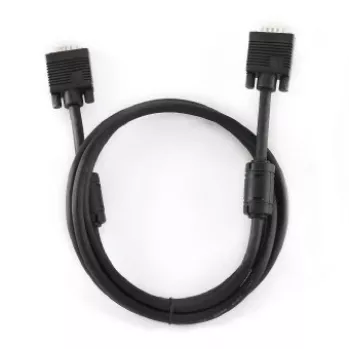 Cable GEMBIRD Premium VGA HD15M/HD15M doble apantallado con 2 núcleos de ferrita 10m negro