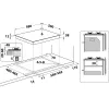 Whirlpool AKM 268/IX acero inoxidable cocina de gas integrada 4 zona(s)