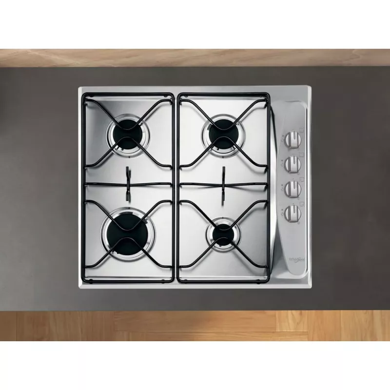 Whirlpool AKM 268/IX acero inoxidable cocina de gas integrada 4 zona(s)