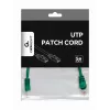 Cable de red GEMBIRD - Cat 5e - UTP - 25 cm - Verde