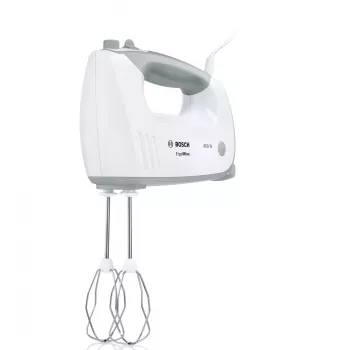 Batidora de mano Bosch MFQ36460 ErgoMixx con vaso y soporte 450 W Blanco