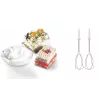 Batidora de mano Bosch MFQ36460 ErgoMixx con vaso y soporte 450 W Blanco