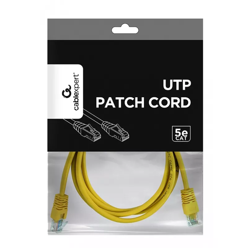Cable de red GEMBIRD - Cat 5e - UTP - 1,5 m - amarillo